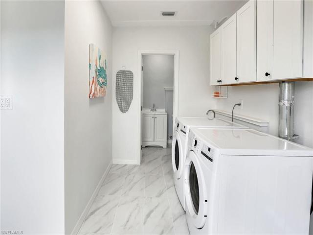 Laundry and half bath