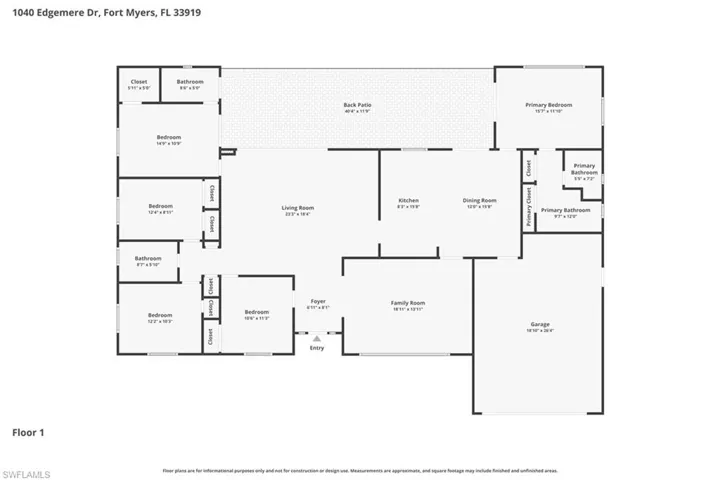 1040 Edgemere Dr, Fort Myers, Florida 33919