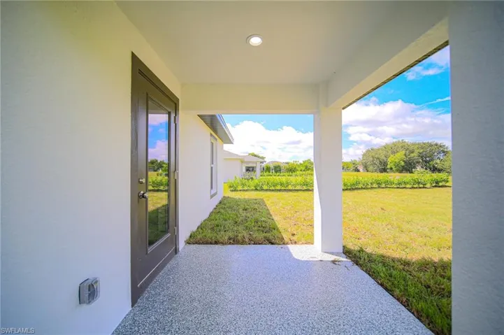Great Water View From Covered Lanai With Epoxy Coating!