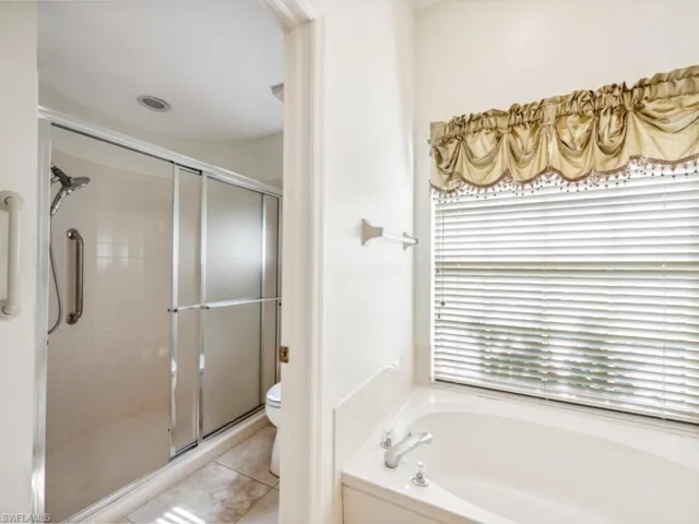 Separate Shower and soaking tub