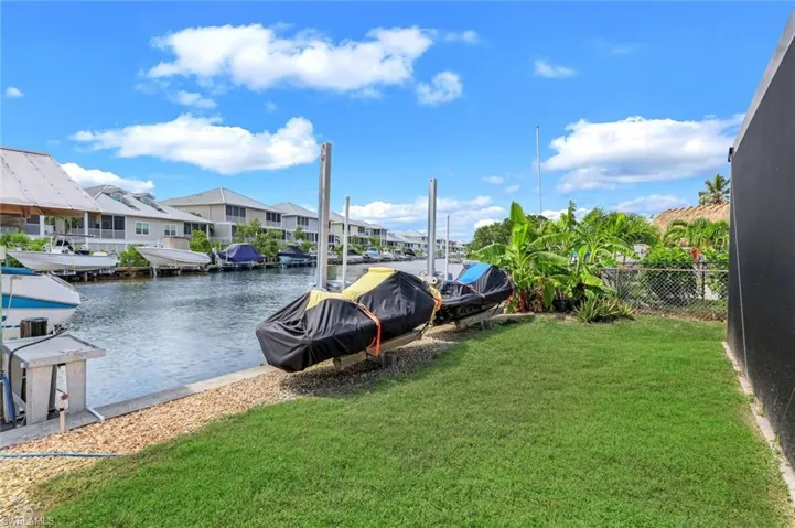 Dock area featuring a water view and a residential view