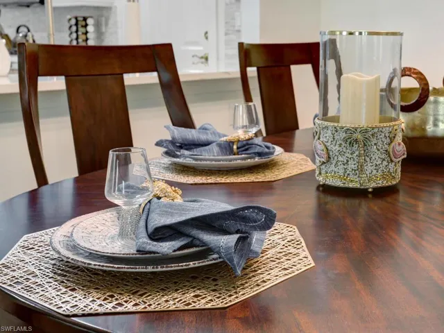 Dining area view