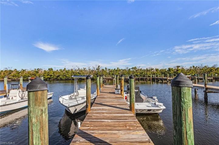 The use of a dock is included at no additional cost
