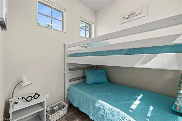 Bedroom featuring wood finished floors