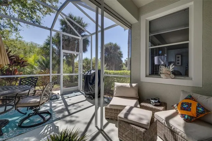 Sunroom featuring a wealth of natural light