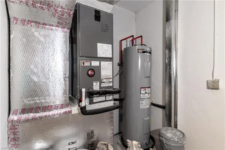 Utilities with water heater