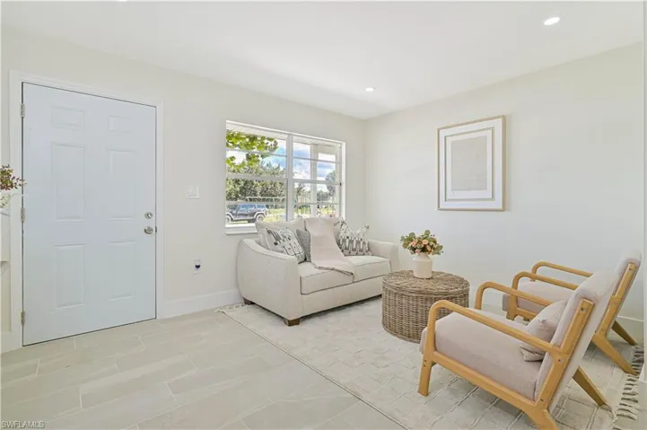 front living area
