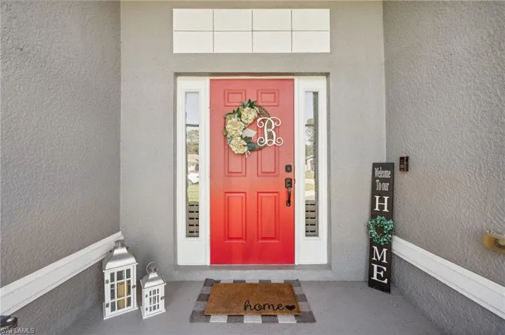 View of entrance to property