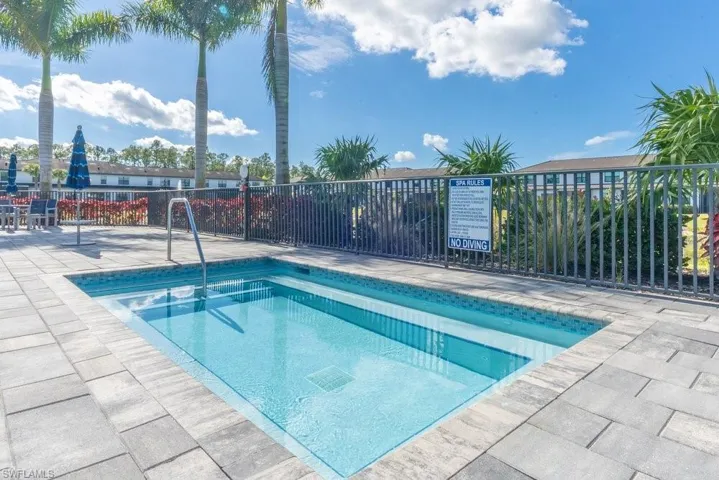 hot tub in pool area