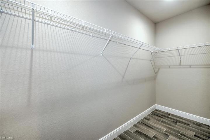 Master bedroom walk in closet.