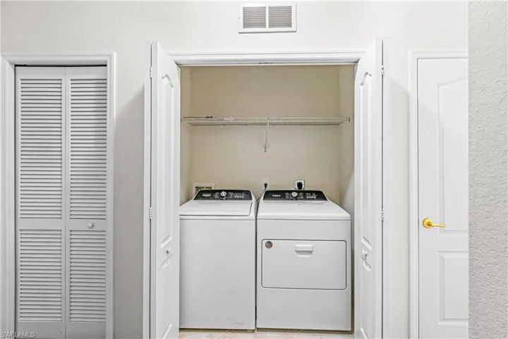 laundry upstairs