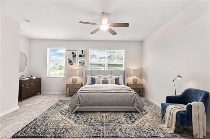 main bedroom virtually staged