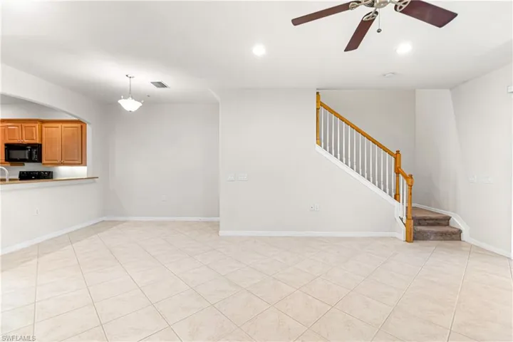 living/ dining area