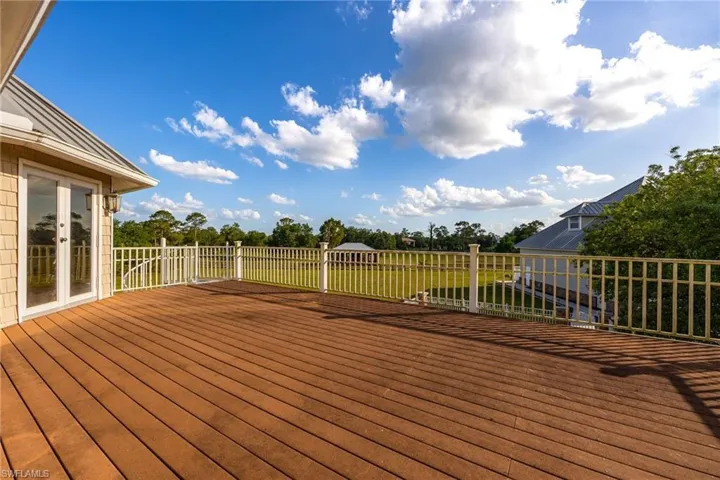 View of deck