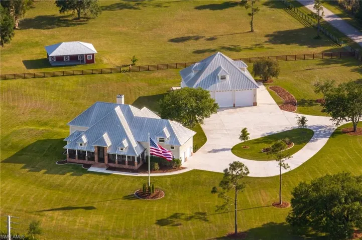 Bird's eye view featuring a rural view