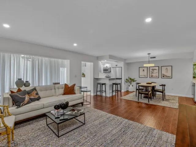 Open Living Area showing combined dining for ease of entertaining.