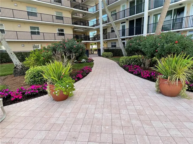 Well landscaped private interior courtyard and Pool area