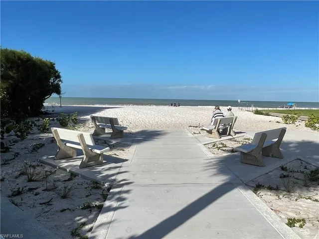 Horizon Way Beach Access with a beautiful view of the Gulf. Just walk across the street to go watch the sunset.