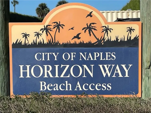 The Horizon Way Beach Access is right across the street, no need to drive. As a Park Shore resident you also have the option of joining the Park Shore Residents Beach Club for an annual fee.