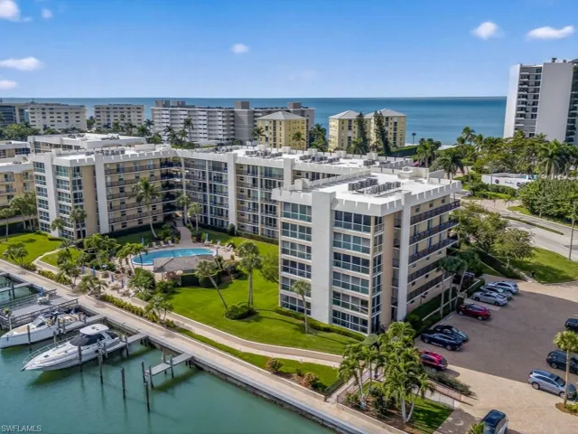 Another view to show off the proximity to both the bay and the beach. Hard to find boat slips that allow installation of a lift available for lease on a first come basis thru the management.