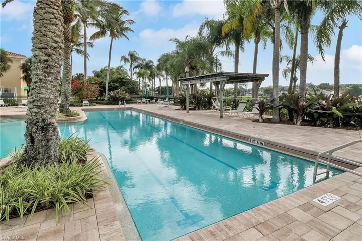 Pool featuring a patio area