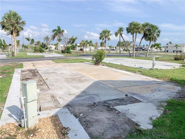 Rear of lot