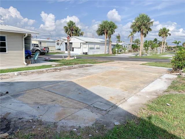 Rear of lot