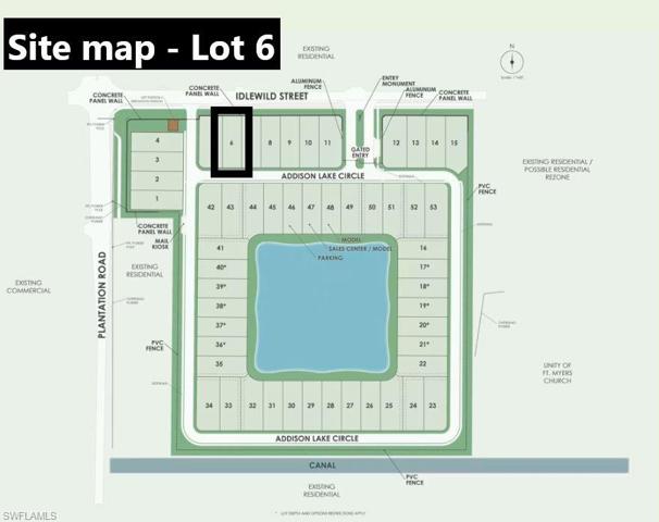 Site map - Lot 6
