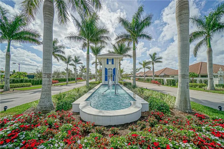 View of property's community entrance