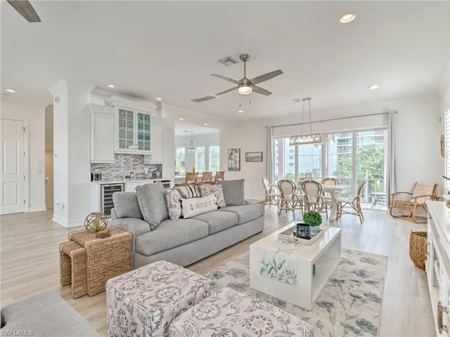 Open-concept interiors