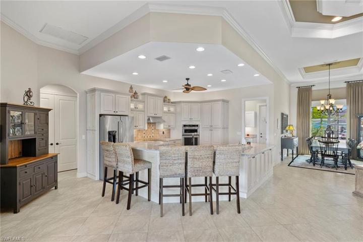 Kitchen looking into the formal dining area!