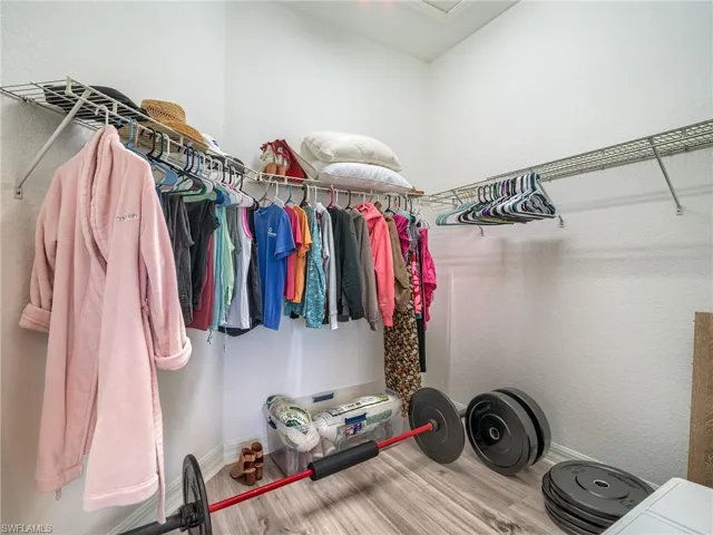 Master bedroom closet