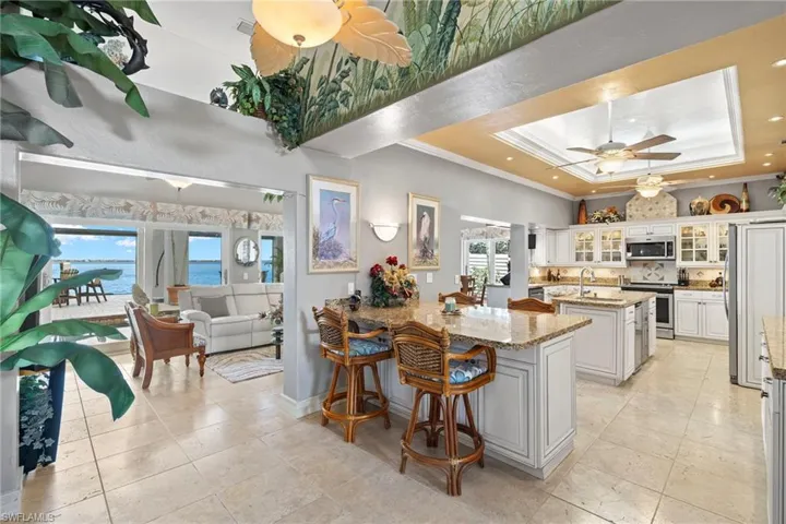 tray ceilings with multi level direct and indirect lighting