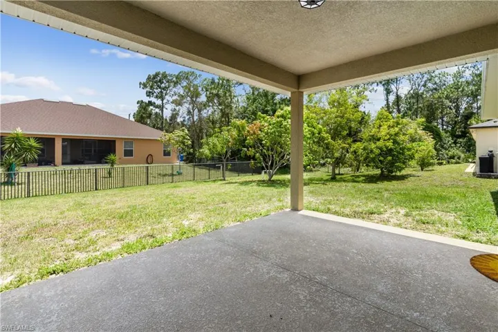 Patio and Yard