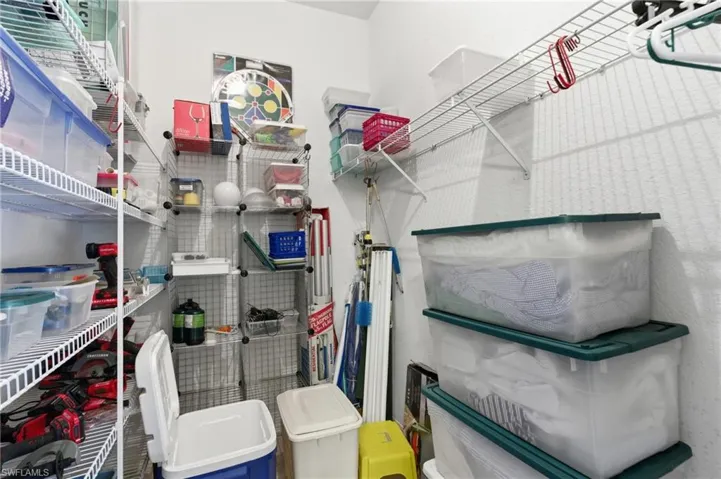 View of storage area