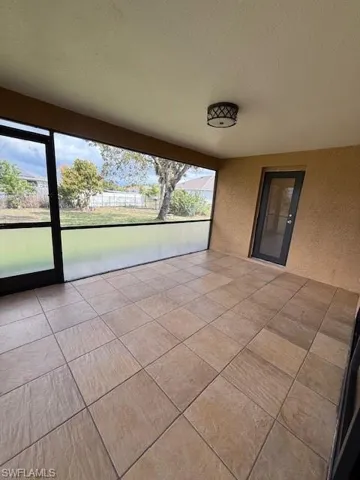 View of patio / terrace with a water view