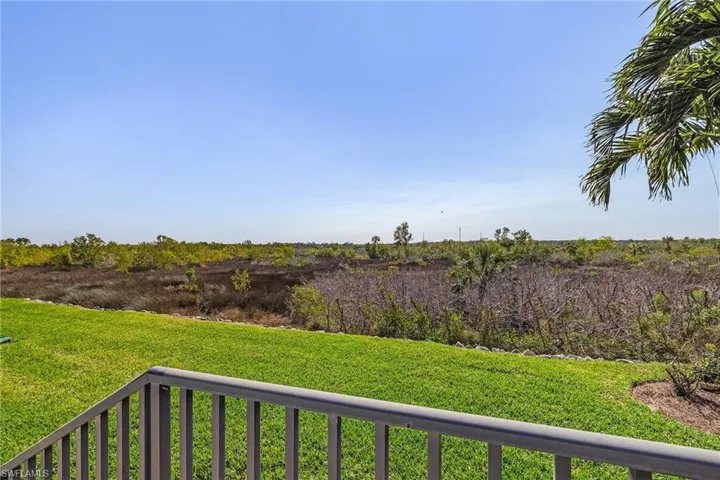 View for miles across Preserves toward Beaches