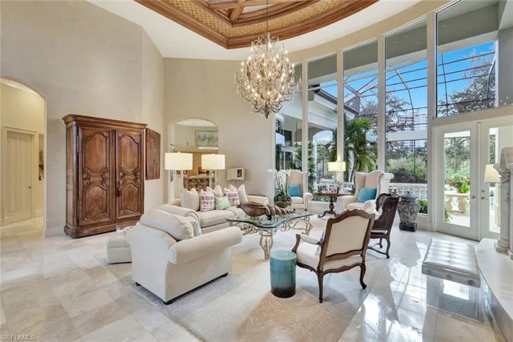 The Living Room is "almost outside" with floor to ceiling glass