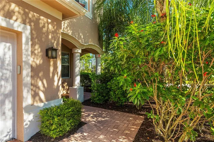 Entrance to property with a patio area