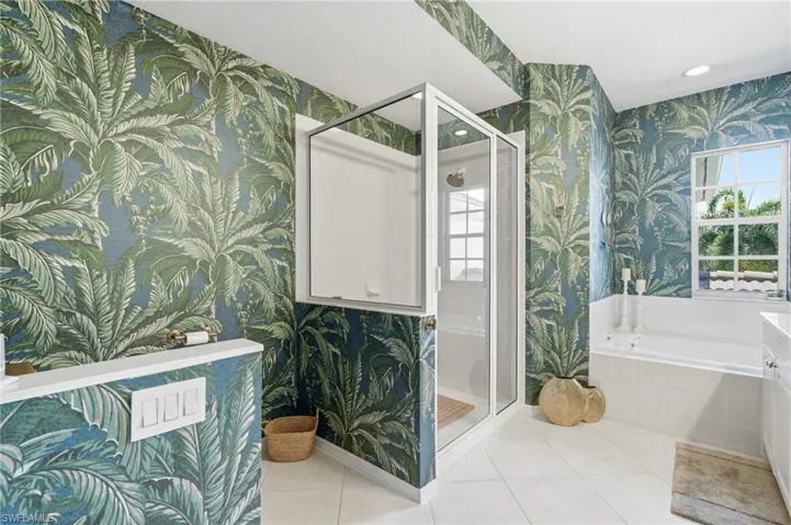 Relax in the soaking tub or with a hot shower following a day at the golf course or the private beach club.