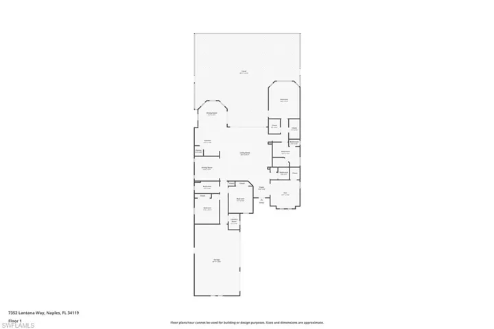 View of floor plan / room layout