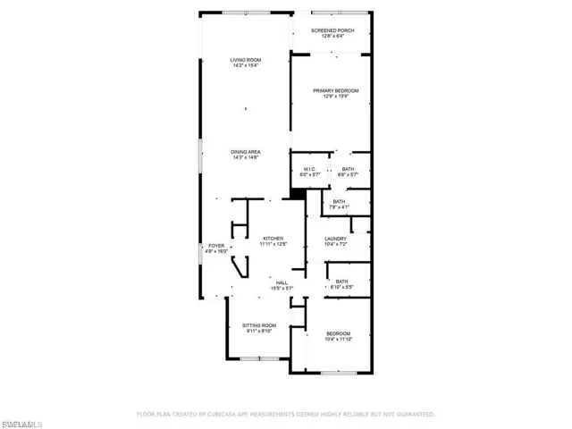 View of floor plan / room layout