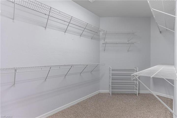 Primary walk in closet