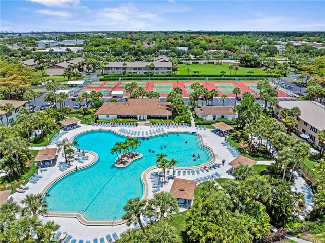 Right next to a beautiful clubhouse with library as well