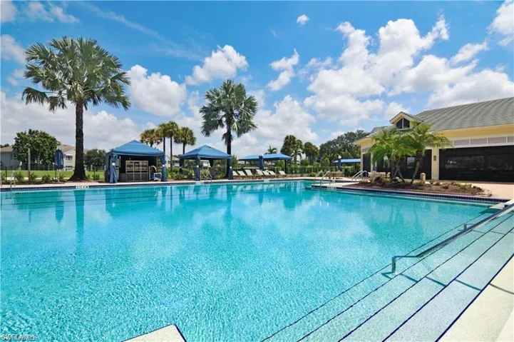 View of Salt water clubhouse swimming pool.