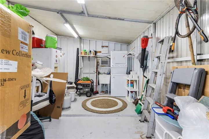 large workshop and laundry