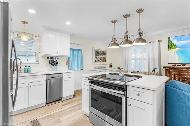 light and bright open floor plan