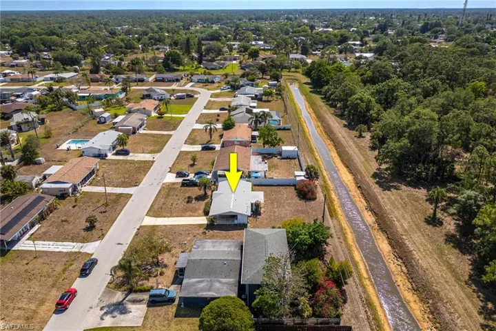 Aerial view featuring a residential view