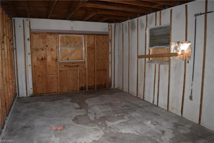 View of basement