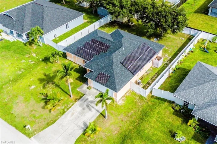 Aerial view of property and surrounding area